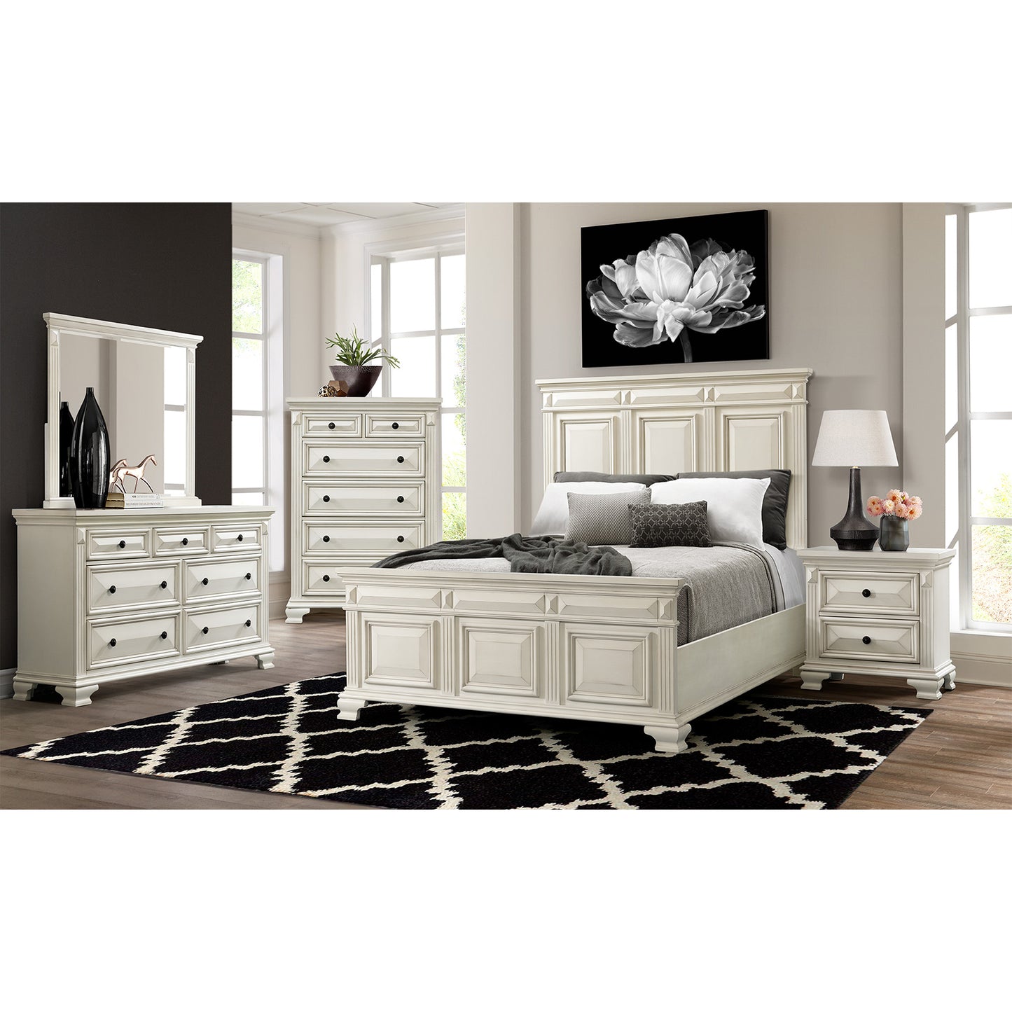 Calloway Chest Antique White Color