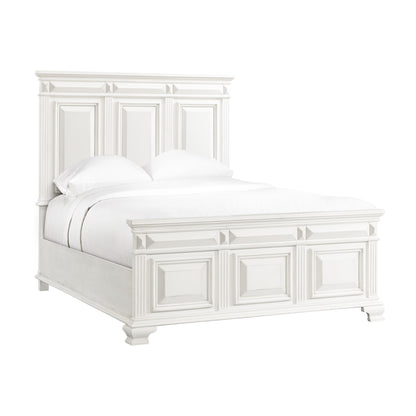 Calloway Queen Panel Bed in Antique White