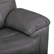Camaro Motion Loveseat with Console in Nugget Grey