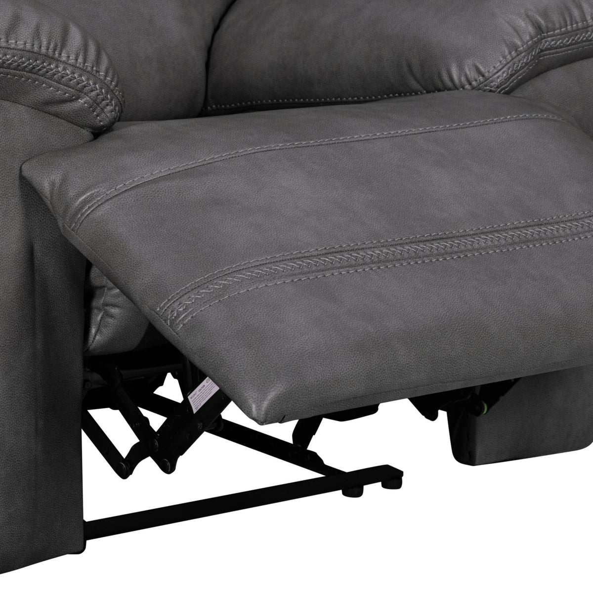 Camaro Motion Loveseat with Console in Nugget Grey