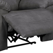 Camaro Motion Loveseat with Console in Nugget Grey