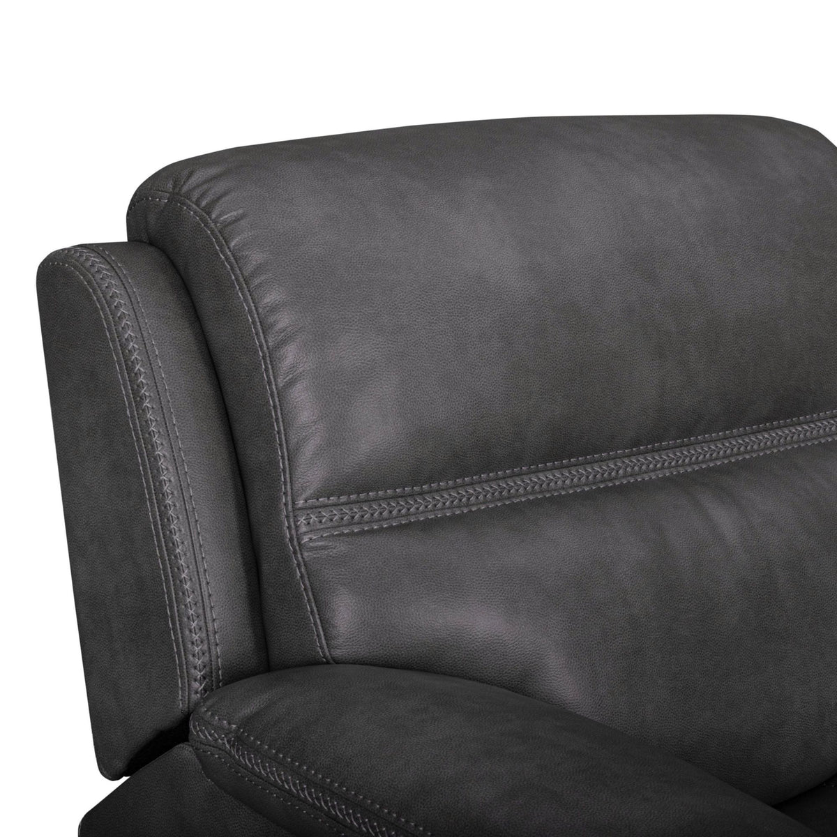 Camaro Motion Loveseat with Console in Nugget Grey