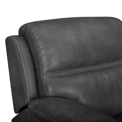 Camaro Motion Loveseat with Console in Nugget Grey