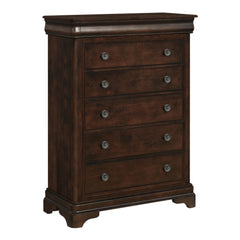 Cameron Cherry Queen Sleigh 5PC Bedroom Set