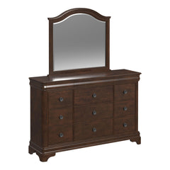 Cameron Cherry Queen Sleigh 4PC Bedroom Set