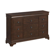 Cameron Cherry King 5PC Bedroom Set with 2 Nightstands, Dresser & Chest