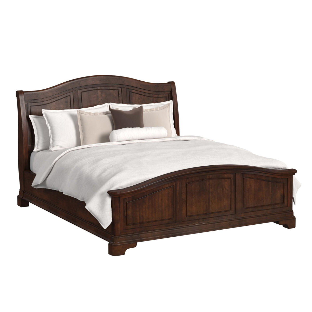 Cameron Cherry King Panel 6Pc Bedroom Set