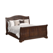 Cameron Cherry Queen Sleigh 4PC Bedroom Set with 2 Nightstands & Chest