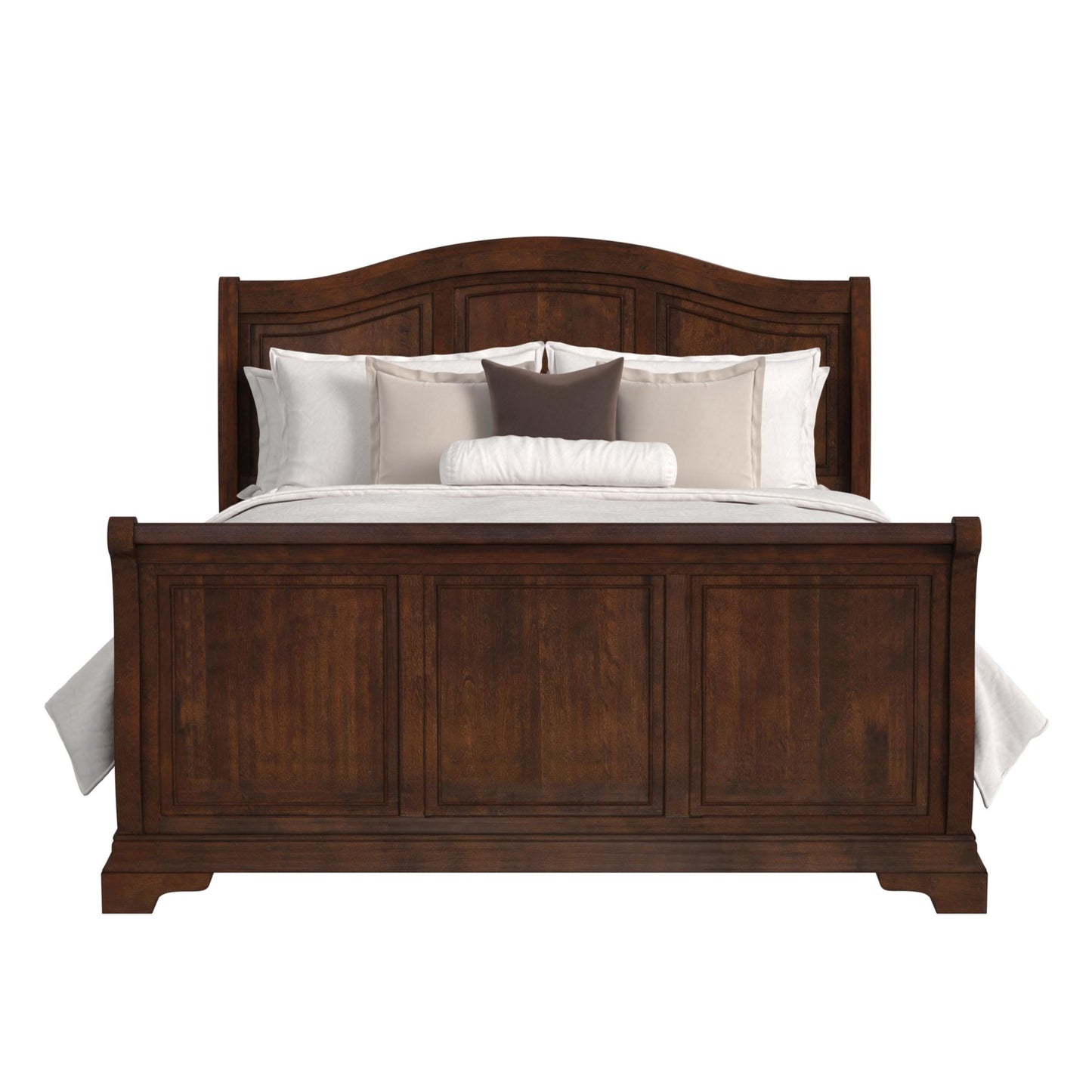 Cameron Cherry King Sleigh Bed