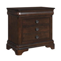 Cameron Cherry King Sleigh 4PC Bedroom Set with 2 Nightstands & Chest