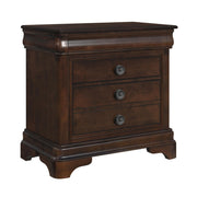 Cameron Cherry King Sleigh 4PC Bedroom Set with 2 Nightstands & Dresser