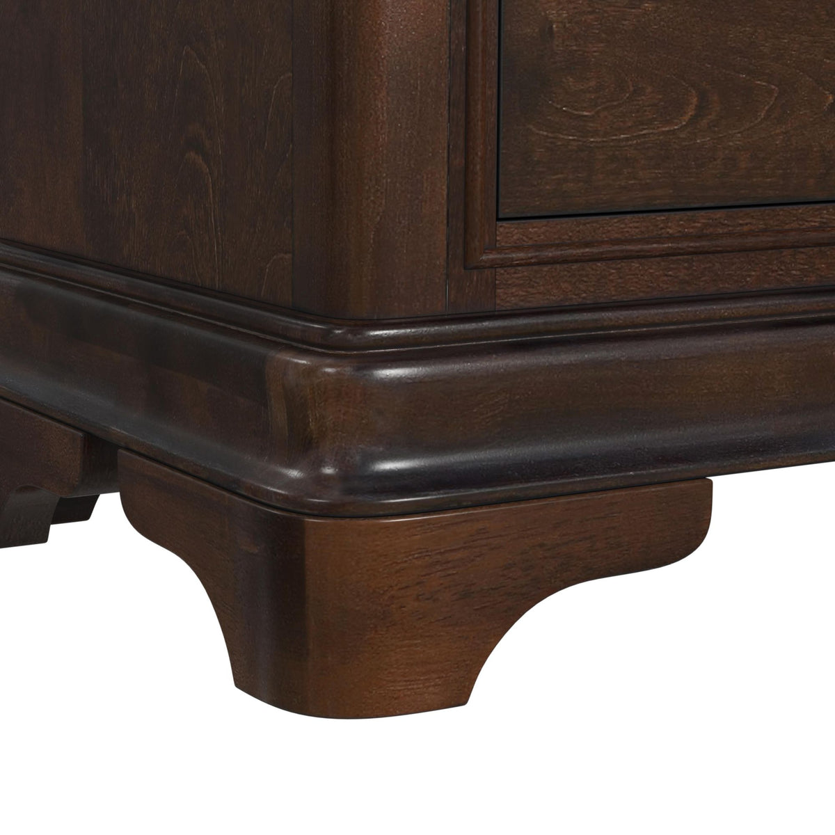 Cameron Cherry Queen 3PC Bedroom Set with 2 Nightstands