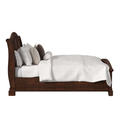Cameron Cherry Queen Panel Bed