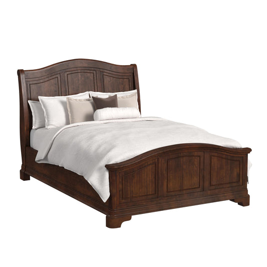 Cameron Cherry Queen Panel Bed