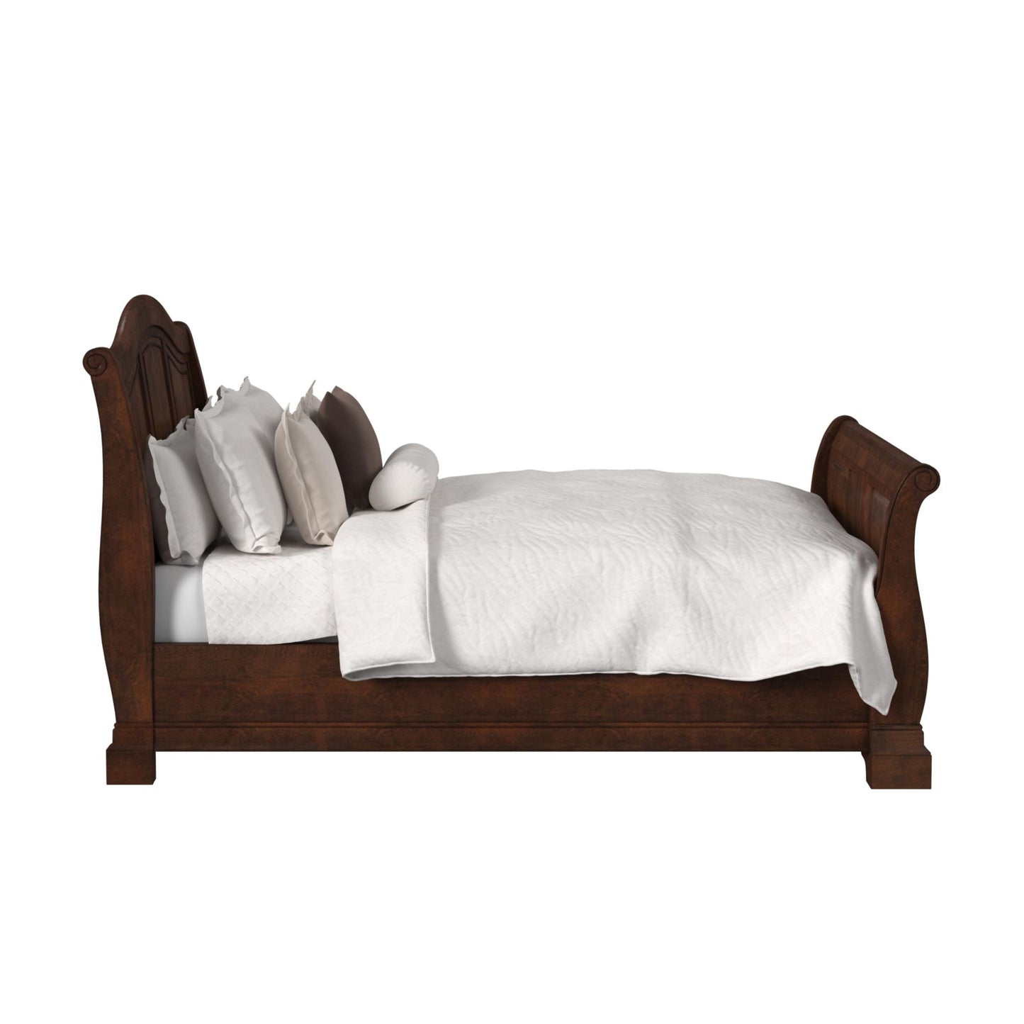 Cameron Cherry King Sleigh Bed