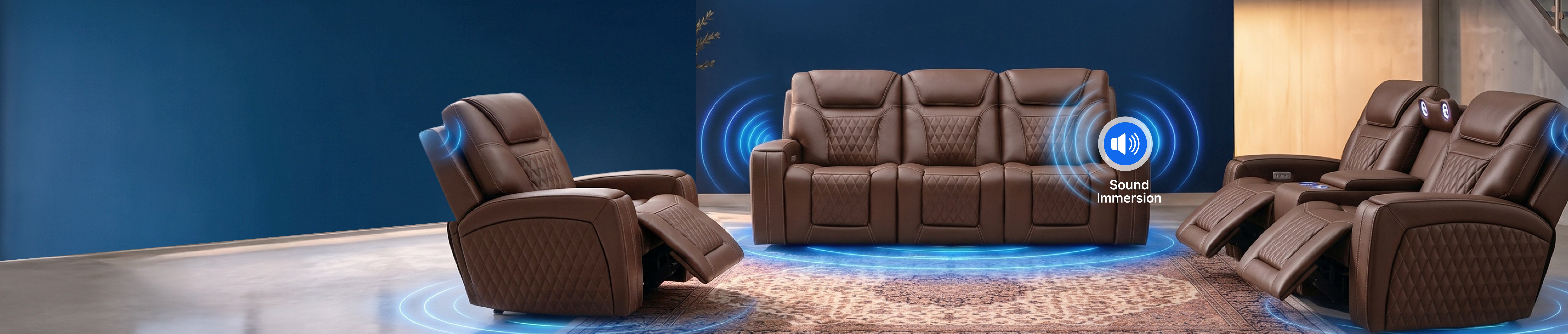Reclining Sofas with Immersive Sound
