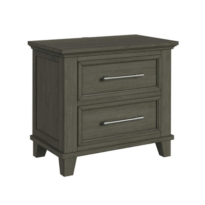 Canterbury Queen Storage 3PC Bedroom Set in Grey