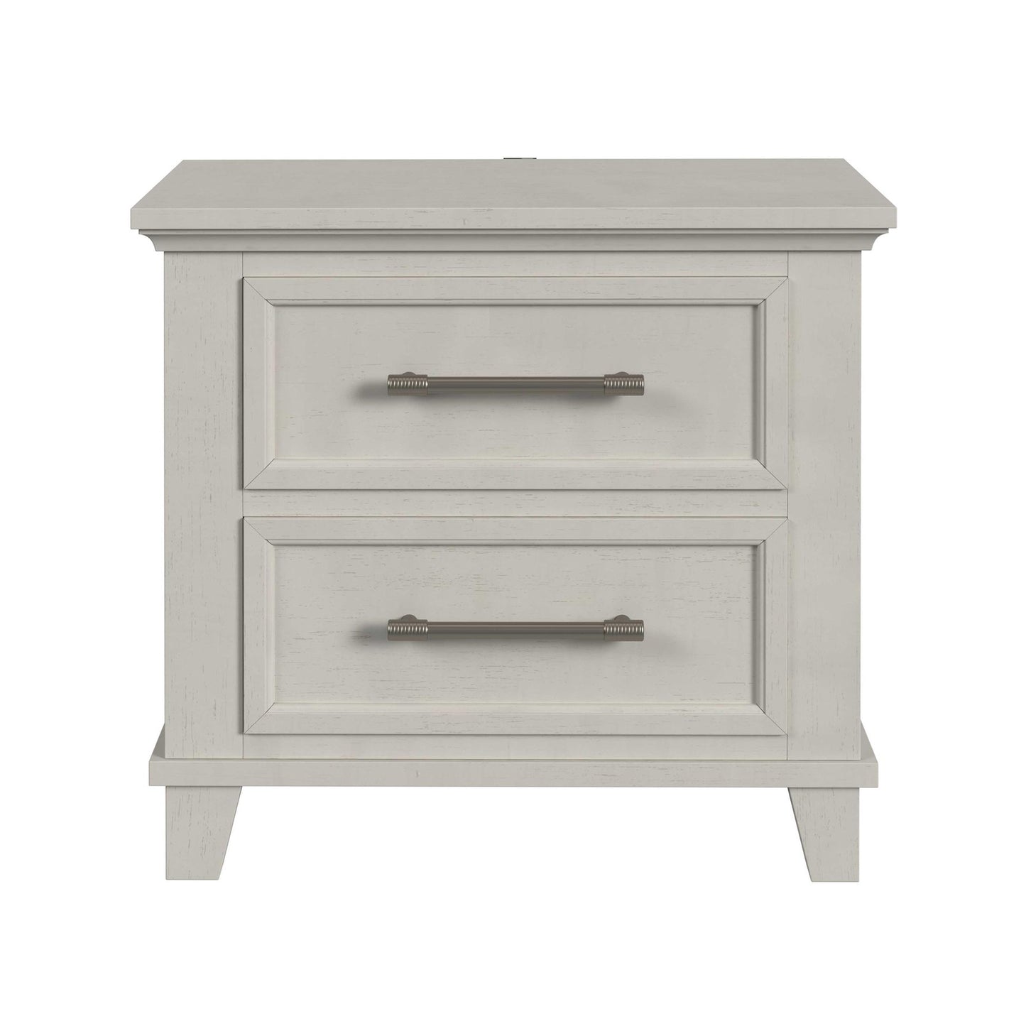 Canterbury 2-Drawer Nightstand with USB in Ivory