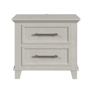 Canterbury 2-Drawer Nightstand with USB in Ivory