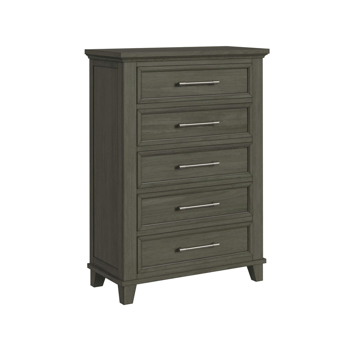 Canterbury 5-Drawer Chest In Grey