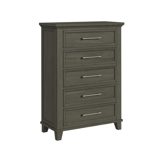 Canterbury 5-Drawer Chest in Grey