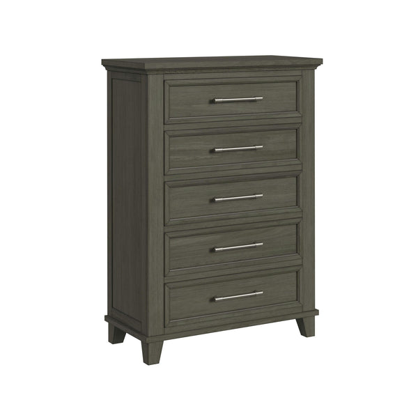 Canterbury 5-Drawer Chest In Grey