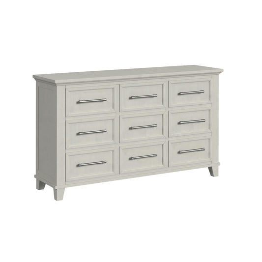 Canterbury 9-Drawer Dresser in Ivory