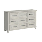 Canterbury Queen Storage 4PC Bedroom Set with 2 Nightstands & Dresser in Ivory
