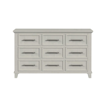 Canterbury 9-Drawer Dresser in Ivory