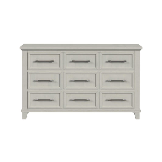 Canterbury 9-Drawer Dresser in Ivory
