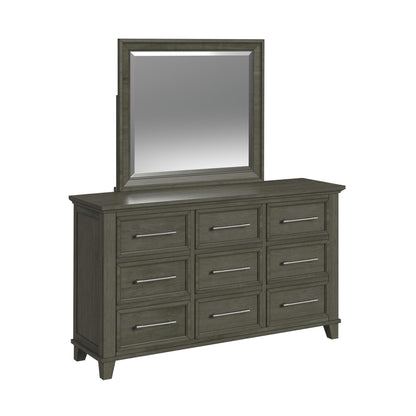 Canterbury Twin Panel 5PC Bedroom Set in Grey
