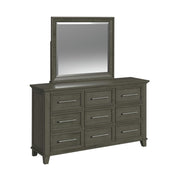 Canterbury Queen Panel 5PC Bedroom Set in Grey