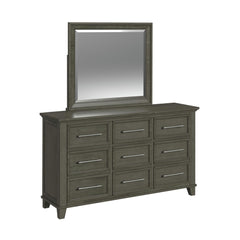 Canterbury Queen Panel 5PC Bedroom Set in Grey