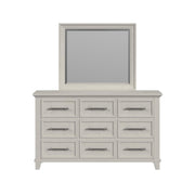 Canterbury Dresser and Mirror Set in Ivory