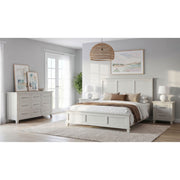 Canterbury Queen 4PC Bedroom Set with 2 Nightstands & Dresser in Ivory