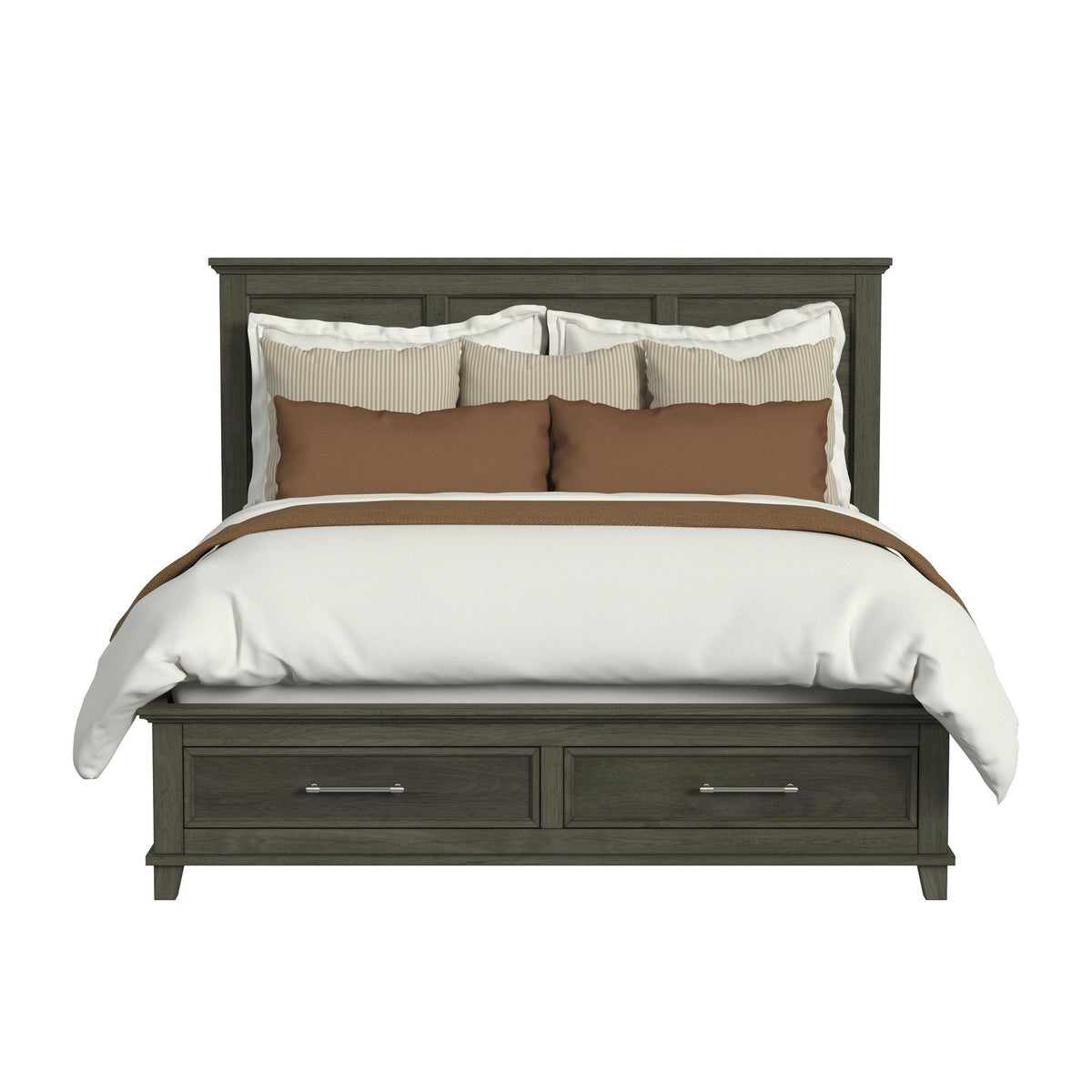 Canterbury King Storage Bed In Grey