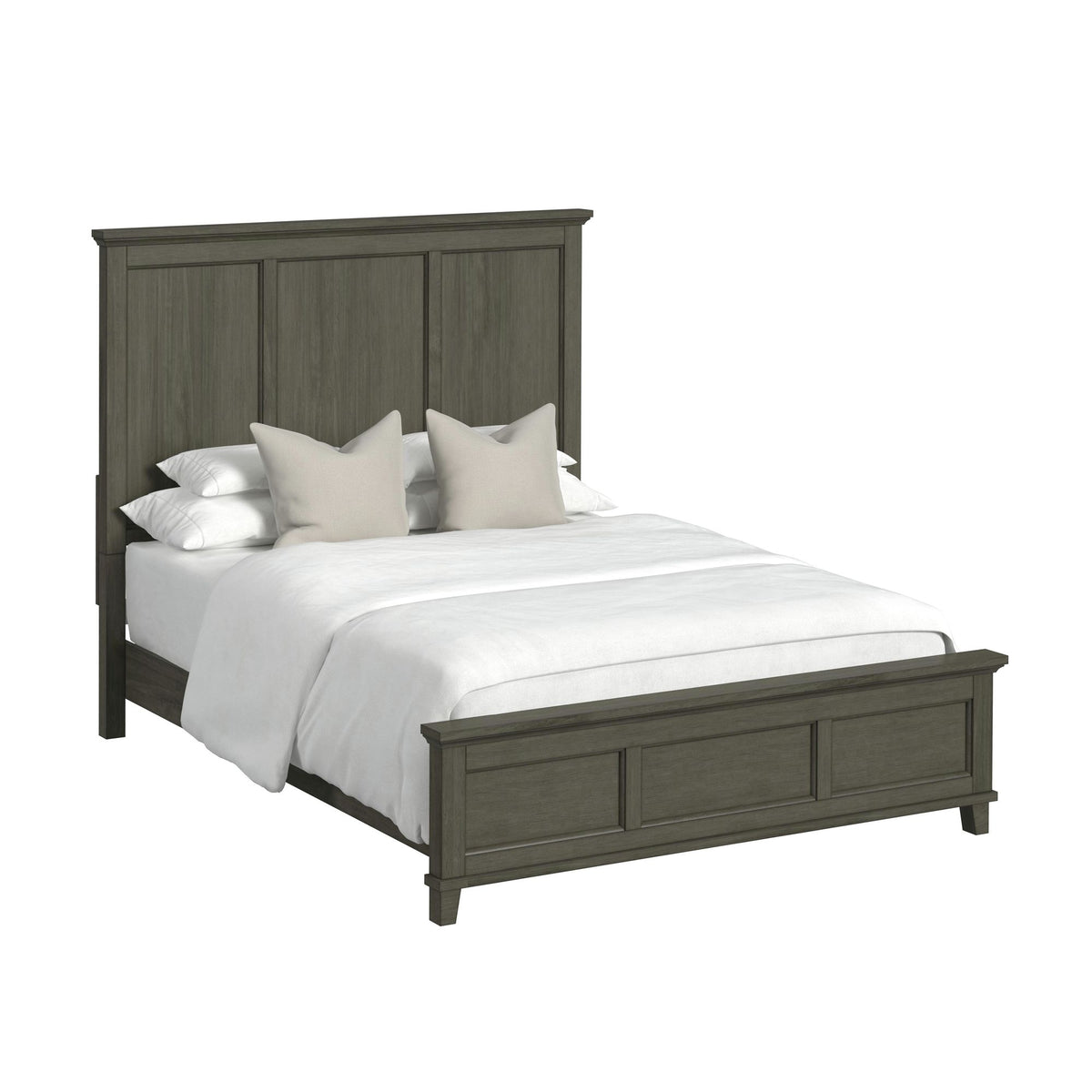 Canterbury Queen Panel 5Pc Bedroom Set In Grey