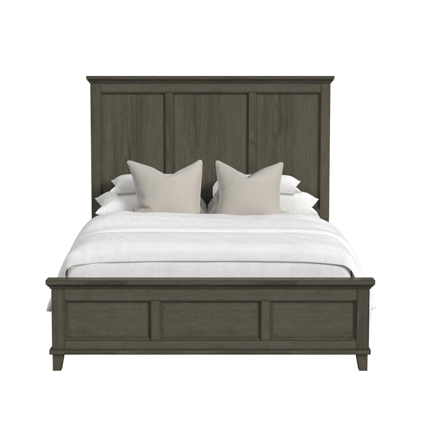 Canterbury Queen Panel Bed in Grey