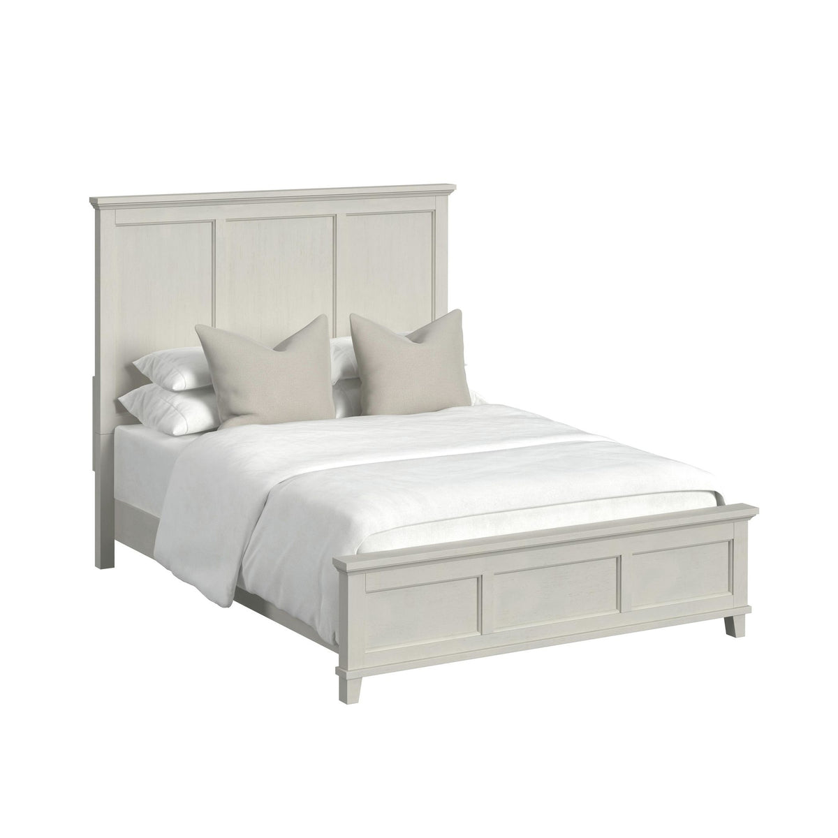 Canterbury Queen 5PC Bedroom Set with 2 Nightstands, Dresser & Chest in Ivory