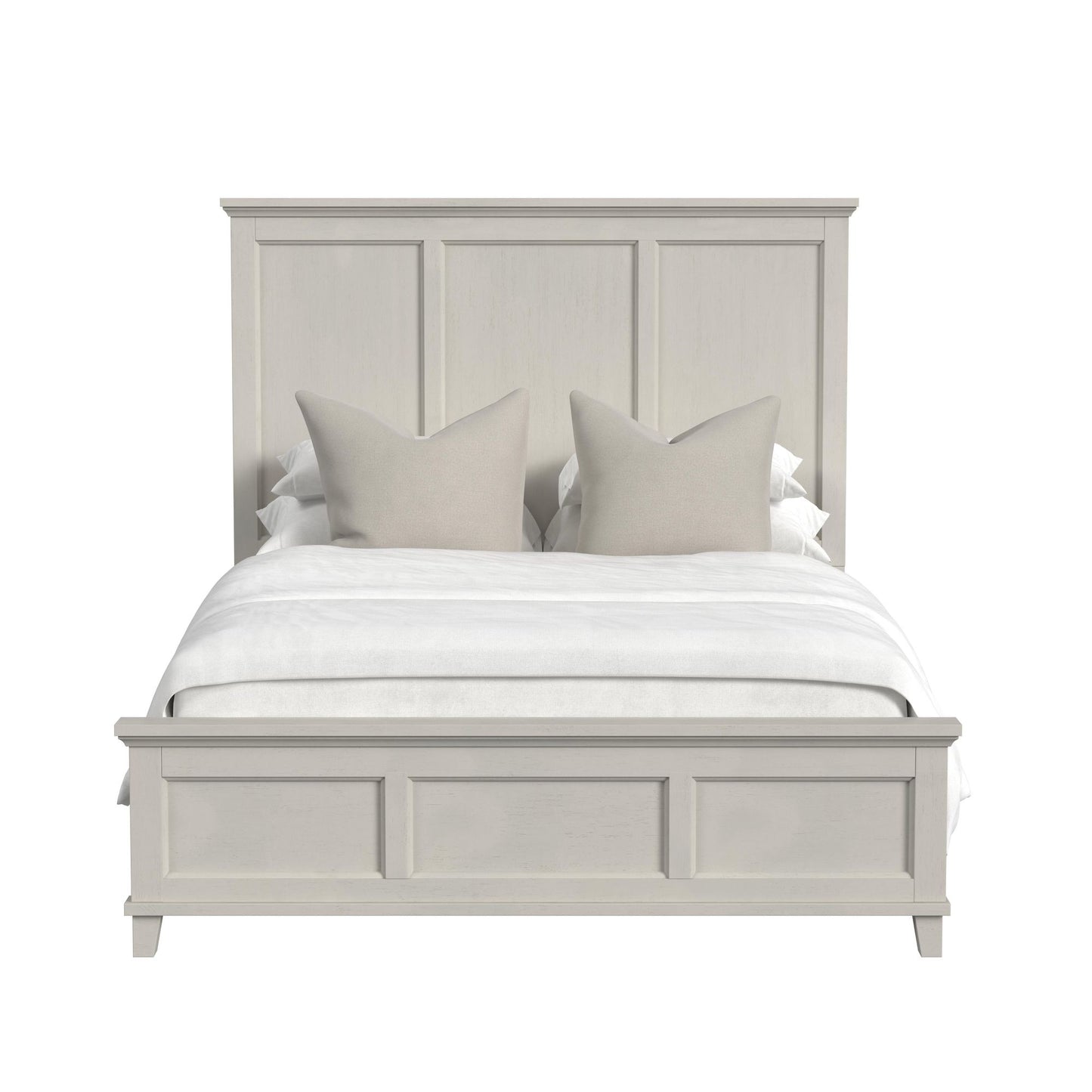 Canterbury Queen Panel Bed in Ivory