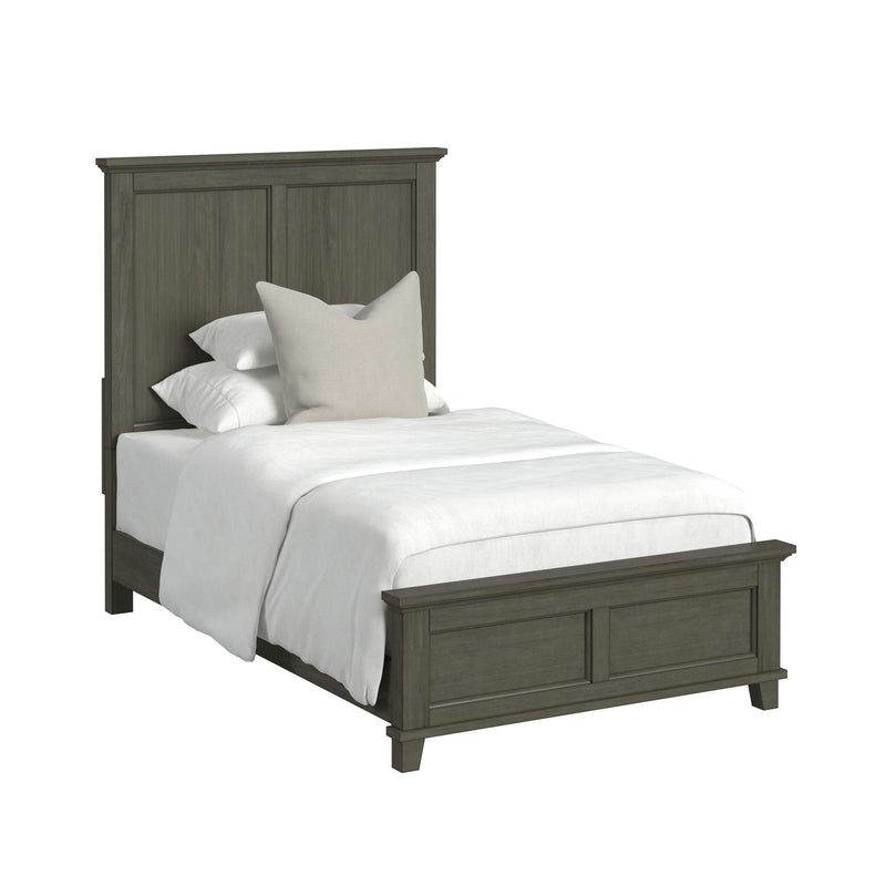Canterbury Twin Panel Bed In Grey