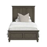 Canterbury Twin Panel Bed in Grey