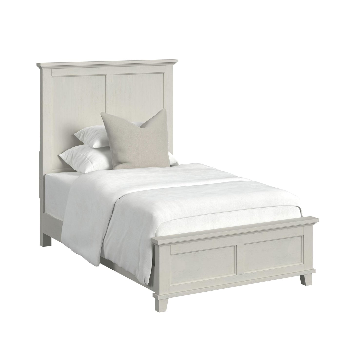 Canterbury Twin Panel 5PC Bedroom Set in Ivory