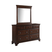 Canton Cherry Dresser & Mirror Set