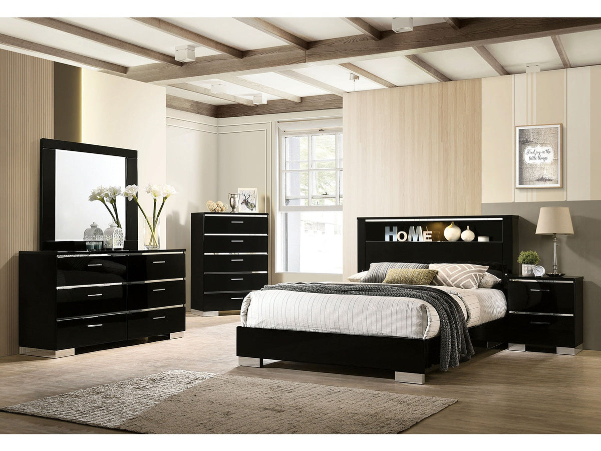Carlie 5 Pc Queen Bedroom Set