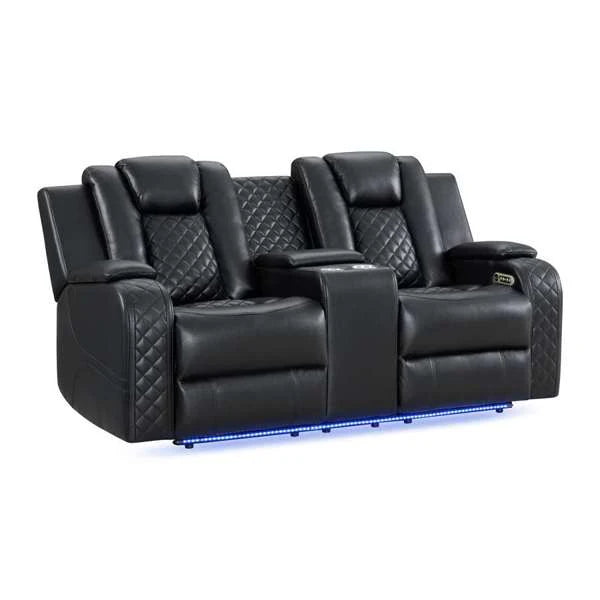 Sofá y loveseat eléctrico Carlo