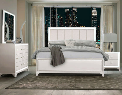 Cassie Illuminating Glam Bedroom Set