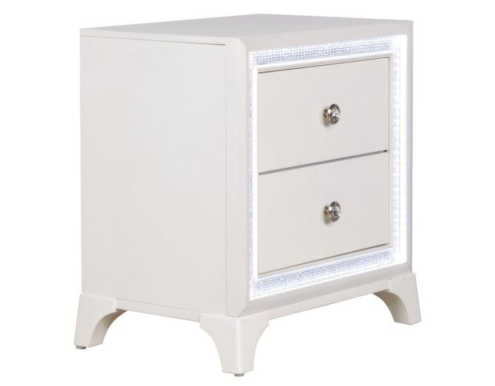 Cassie Illuminating Queen 4PC Bedroom Set