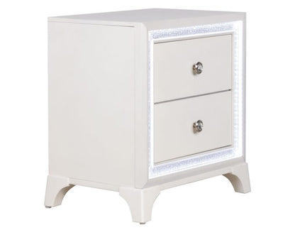 Cassie Illuminating Queen 4PC Bedroom Set