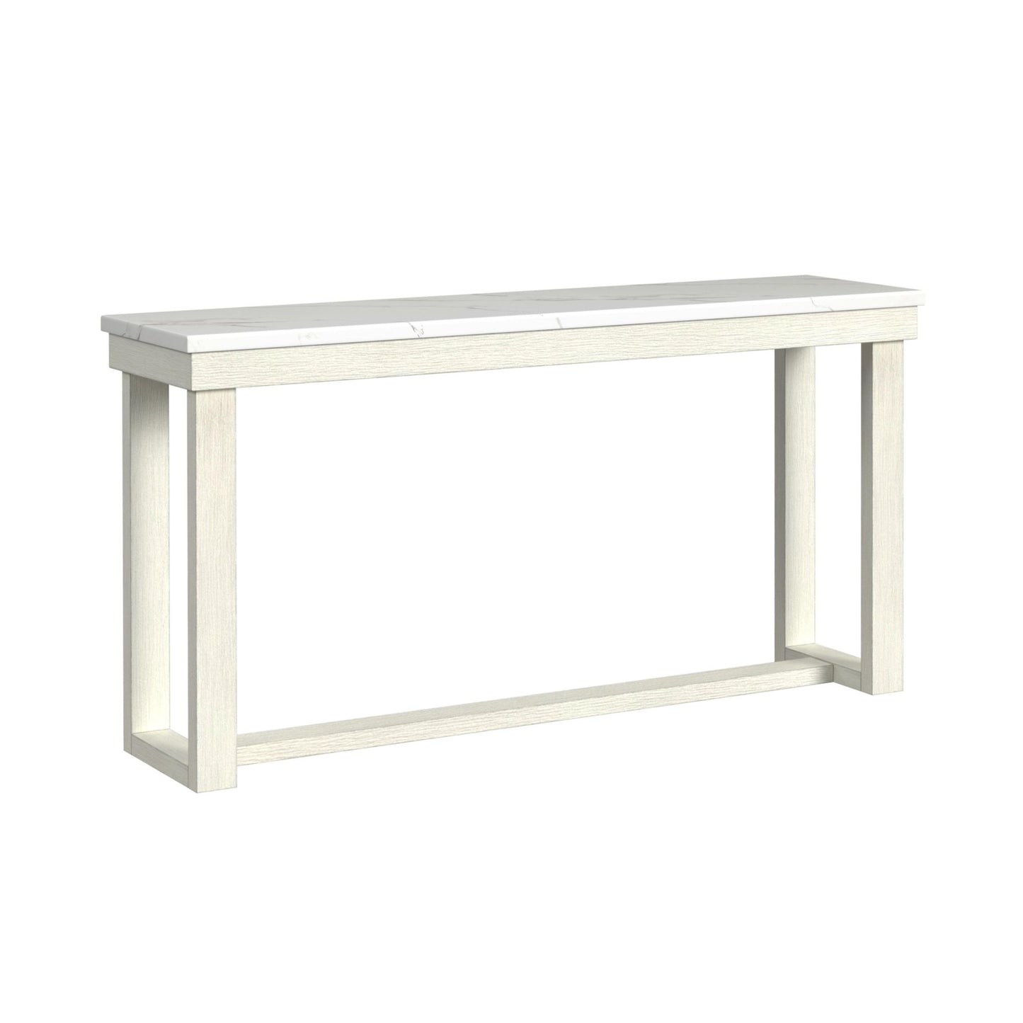Catilin Sofa Table in Brushed White
